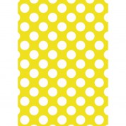 Westcott Large Dots Art Canvas Backdrop 5x7 Yellow