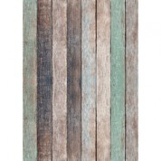 Westcott Rustic Wood Vinyl Backdrop Vintage Brown 5x7