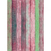 Westcott Rustic Wood Vinyl Backdrop 5x7 Vintage Red