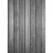 Westcott Vertical Wood Matte Vinyl Backdrop 5x7 Bright Gray