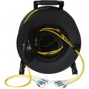 4-channel Fiber Optic Tactical Cable Reel St 750'