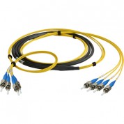 Four-channel St Single-mode Fiber Optic Tactical Snake 100'