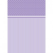 Westcott Dots-stripes Art Canvas Backdrop 5x7 Purple