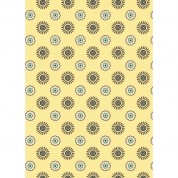 Westcott Ditsy Daisy Matte Vinyl Backdrop 5x7 Yellow