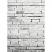 Westcott Art Canvas Backdrop 5x7 Gray Brick Wall