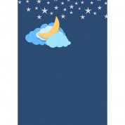 Westcott Nighttime Denim Matte Vinyl Backdrop 5x7 Multi-color