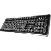 Azio Mk Retro Mechanical Keyboard Black