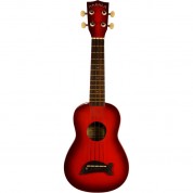 Makala Soprano Dolphin Ukulele Red Burst