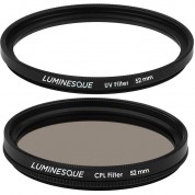 Luminesque 52mm Polarizer & Uv Slim Filter Kit