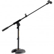 Hercules H-base Mic Stand With Telescopic Boom & Ez Clip