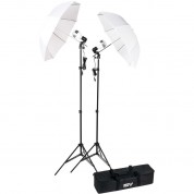 Smith-victor Kt750led 2-light Umbrella Kit Photography Lighting