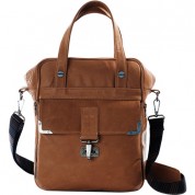 Pompidoo Amsterdam Unisex Camera Bag Aged Brown