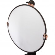 Circular Collapsible Reflector With Handles Soft Gold White 52