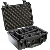 Pelican 1450 Case With Dividers - Black