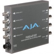 Aja Fido Quad 3g-sdi To St Fiber Converter