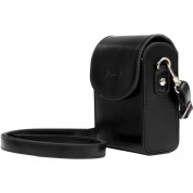 Leather Camera Case For Samsung Wb350f - Megagear Black