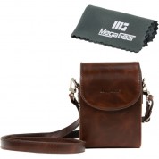 Megagear Mg279 Leather Camera Case - Dark Brown