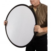 Collapsible Reflector With Handles - Soft Gold/white, 22