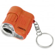 Carson Micromini 20x Pocket Microscope Lava Orange