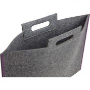 Itoya Midtown Bag Large Artwork Carrier 17x23 Gray Purple