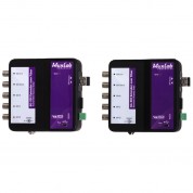 Muxlab 6g-sdi Extender Over Fiber Optic With Return Channel