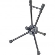 K&m 14355 Soprano Saxophone Stand Saxxy Black