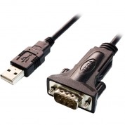 Usb 2.0 To Rs-232 Db9 Male Adapter Cable (3')