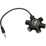 Xuma 5-way Headphone Splitter Black