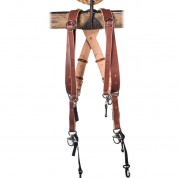 Holdfast Gear Moneymaker 3-camera Harness Chestnut Medium