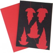 Cyanotype Paper 5x7 Cherry Red 48 Sheets