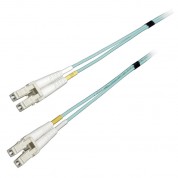 Camplex Om3 Lc To Lc Fiber Patch Cable 32.8' Aqua