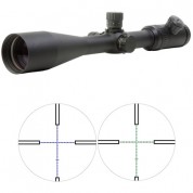 Sun Optics 6-25x50 Hunter Plus Ii Riflescope Green-blue Mil-hash