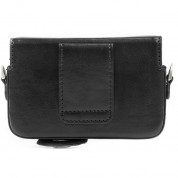 Leather Camera Case For Panasonic, Canon, Nikon - Megagear Black