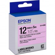 Epson Labelworks Wave Ribbon Lk Tape Black Lavender