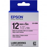 Epson Labelworks Wave Ribbon Lk Tape Black Lavender