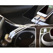 Hypergear 4-port Usb Car Charger Gold