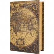 Barska Antique Map Book Lock Box Keyed Lock