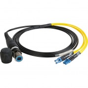 Quad No4sx To Quad Lc Single-mode Fiber Breakout Cable