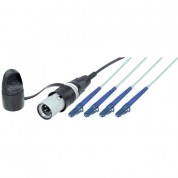 Camplex 4-ch Opticalcon Quad Lite To 4 Lc Fiber Cable (6')