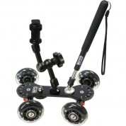 Vidpro Skater Dolly Kit With Magic Arm, Extendable Handle