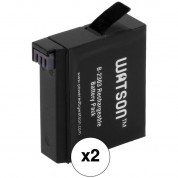 Watson 2-pack Lithium-ion Battery For Gopro Hero4