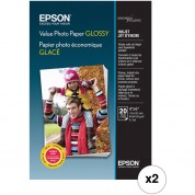 Epson Glossy Photo Paper 4x6 40 Sheets 2-pack