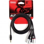 D'addario Pw-mpxlr-06 3.5mm To Dual Xlr Y-cable 6'