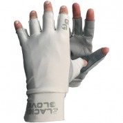 Glacier Glove Ascension Bay Fingerless Sun Gloves Gray Medium