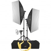 Soft Natural 3-light Led Kit With Case