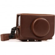 Megagear Leather Camera Case For Canon Powershot Sx730 Sx740