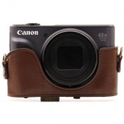 Megagear Leather Camera Case For Canon Powershot Sx730 Sx740