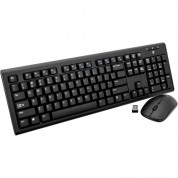 V7 Wireless Keyboard & Mouse Set - Black