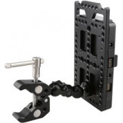 Camvate V-lock Plate Power Splitter With Super Clamp Clip