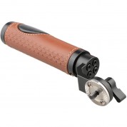 Camvate Leather Handgrip Arri-style Rosette Brown